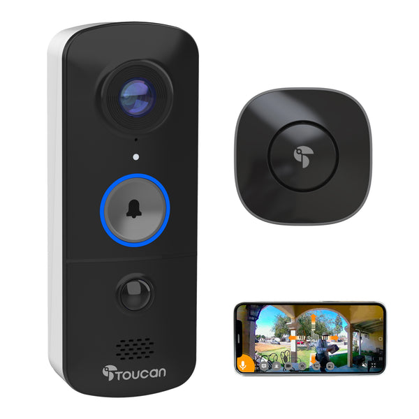 Toucan Wireless Video Doorbell V3 with Chime